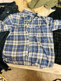 Color is blue size is medium
