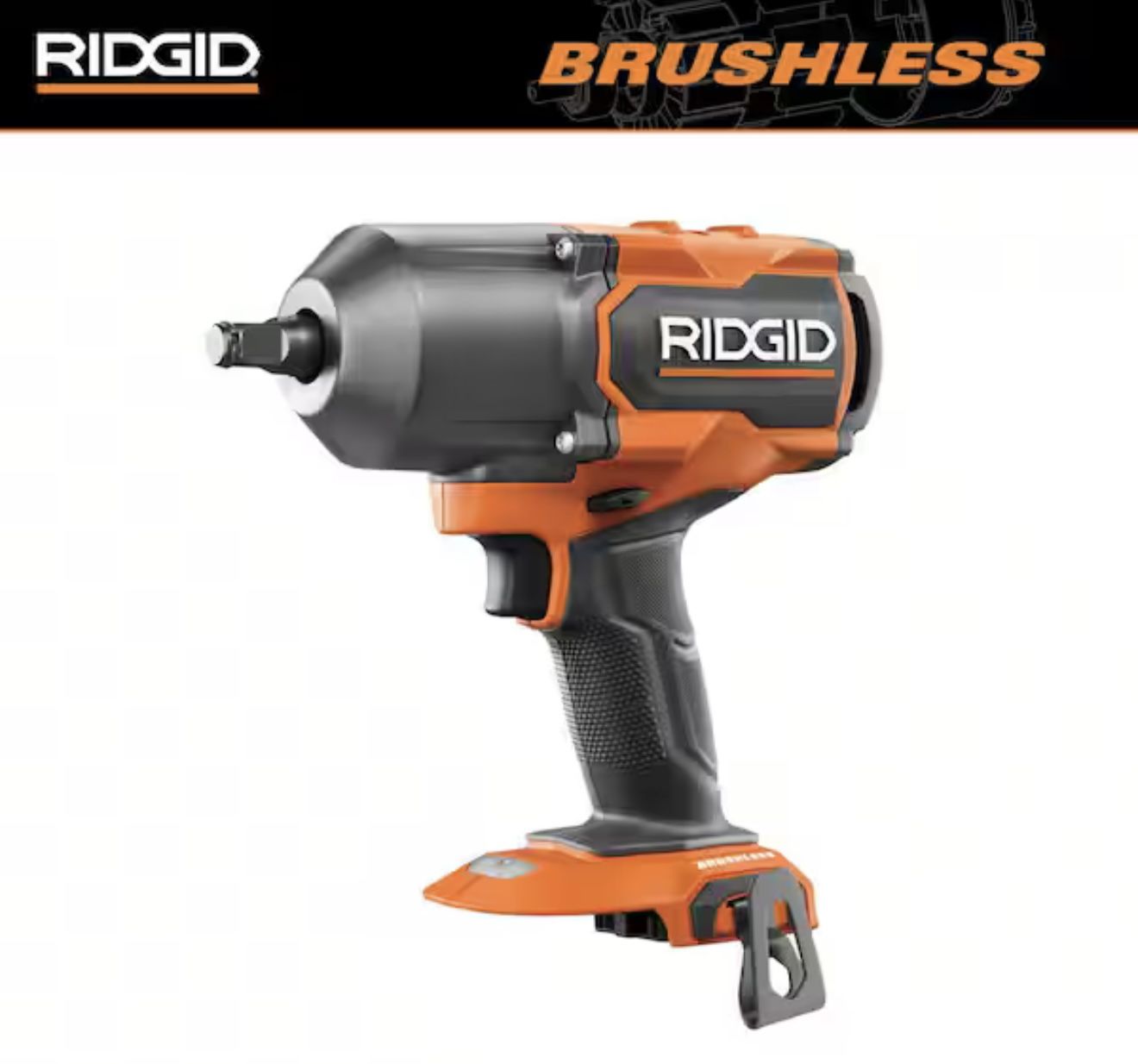 RIDGID 18V Brushless Cordless 4-Mode 1/2 in. High-Torque Impact Wrench (Tool Only)