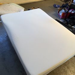 Queen bed with frame