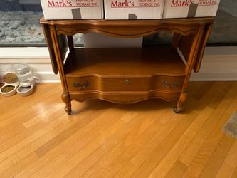 Antique rolling table