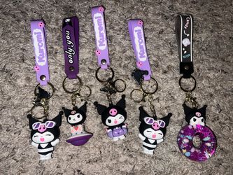 Kuromi keychains