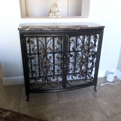 Iron And Granite Wine Rack