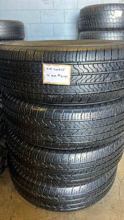 🛞SET OF 4 USED TIRES🛞 215/70/15 FIRESTONE •INSTALLED/BALANCED•