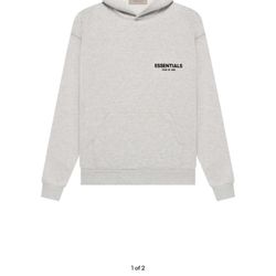 Light oatmeal Essentials hoodie Size L