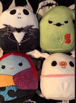 Nightmare before Christmas Squishmallows Brand New 6.5 inch Squishmallows All 4 for $50