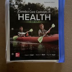 Connect Core Concepts In Health Brief Recent Edition 18th