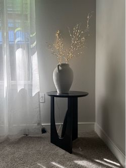 Accent Table (2), Vase & Lighted Branch Decor Set