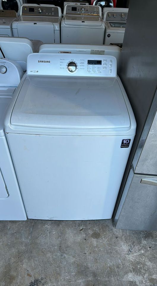 Samsung White Top Load Washer - Large Capacity