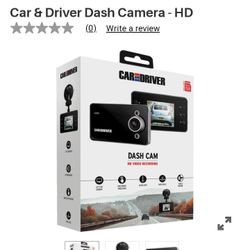 NIB Dash Cam With Holder And Charger