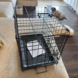 One Door Dog Cage Crate - Easy Assemble For Small Pets