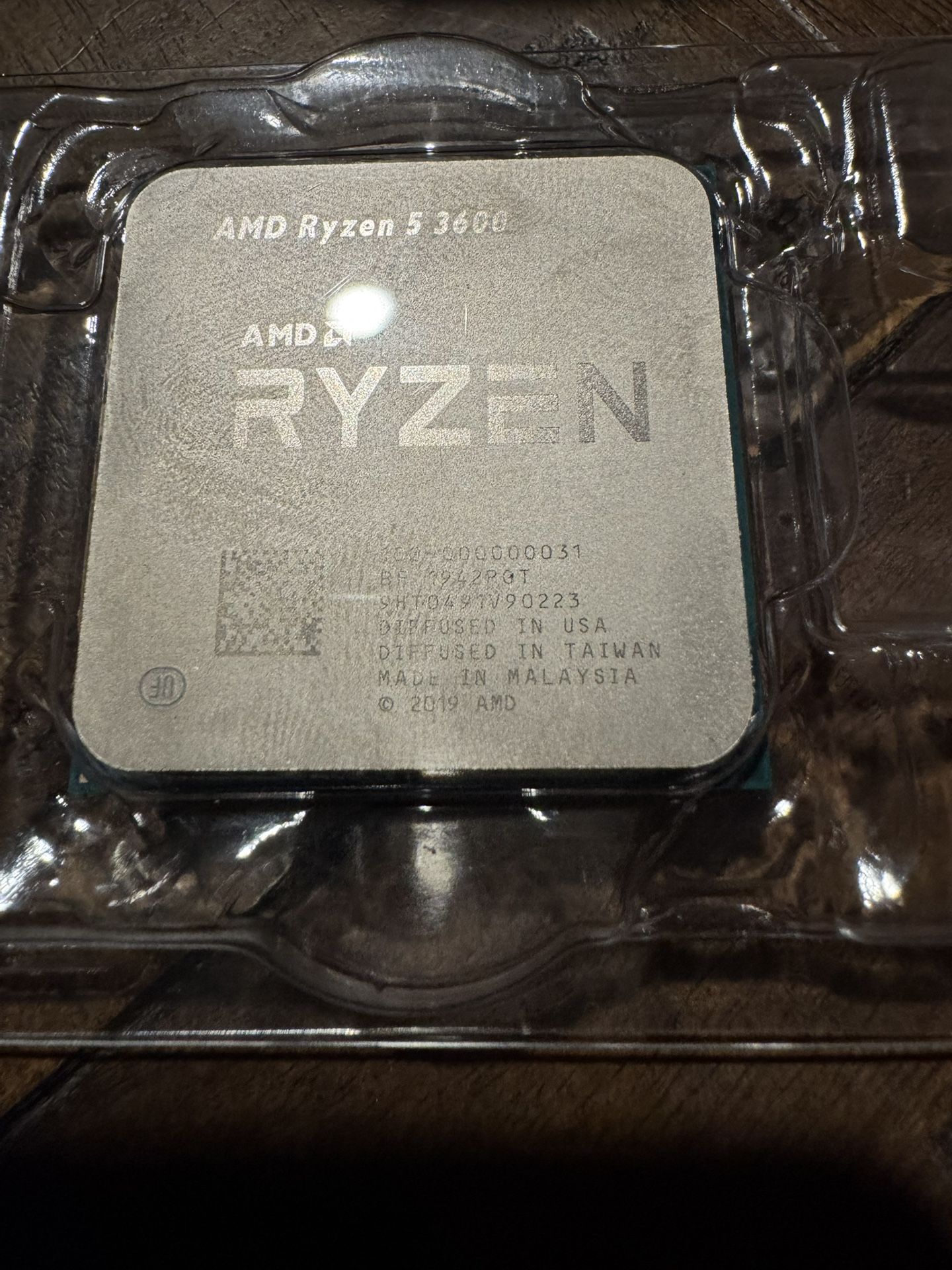 Ryzen 5 3600 + Cooler + Thermal paste