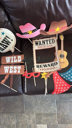 Western photo op props