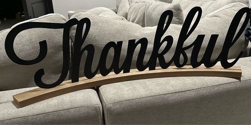 Thankful decor Sign