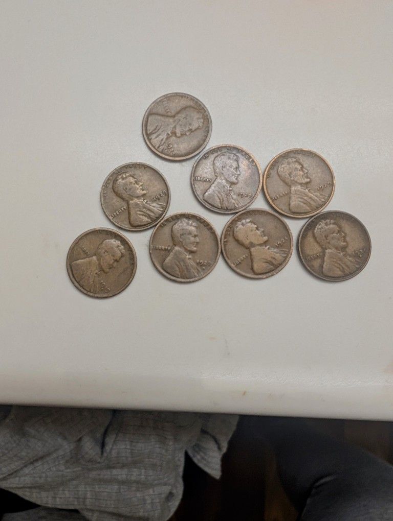 Early Dates. Wheat Penny Lots