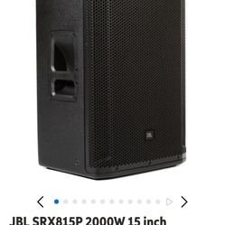 JBL Srx815p 15inch Powered Speaker 