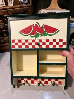 Vintage kitchen organizer/spice rack