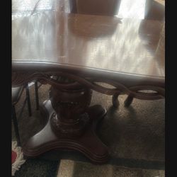 Big Table And 6 Chairs For Restoring 