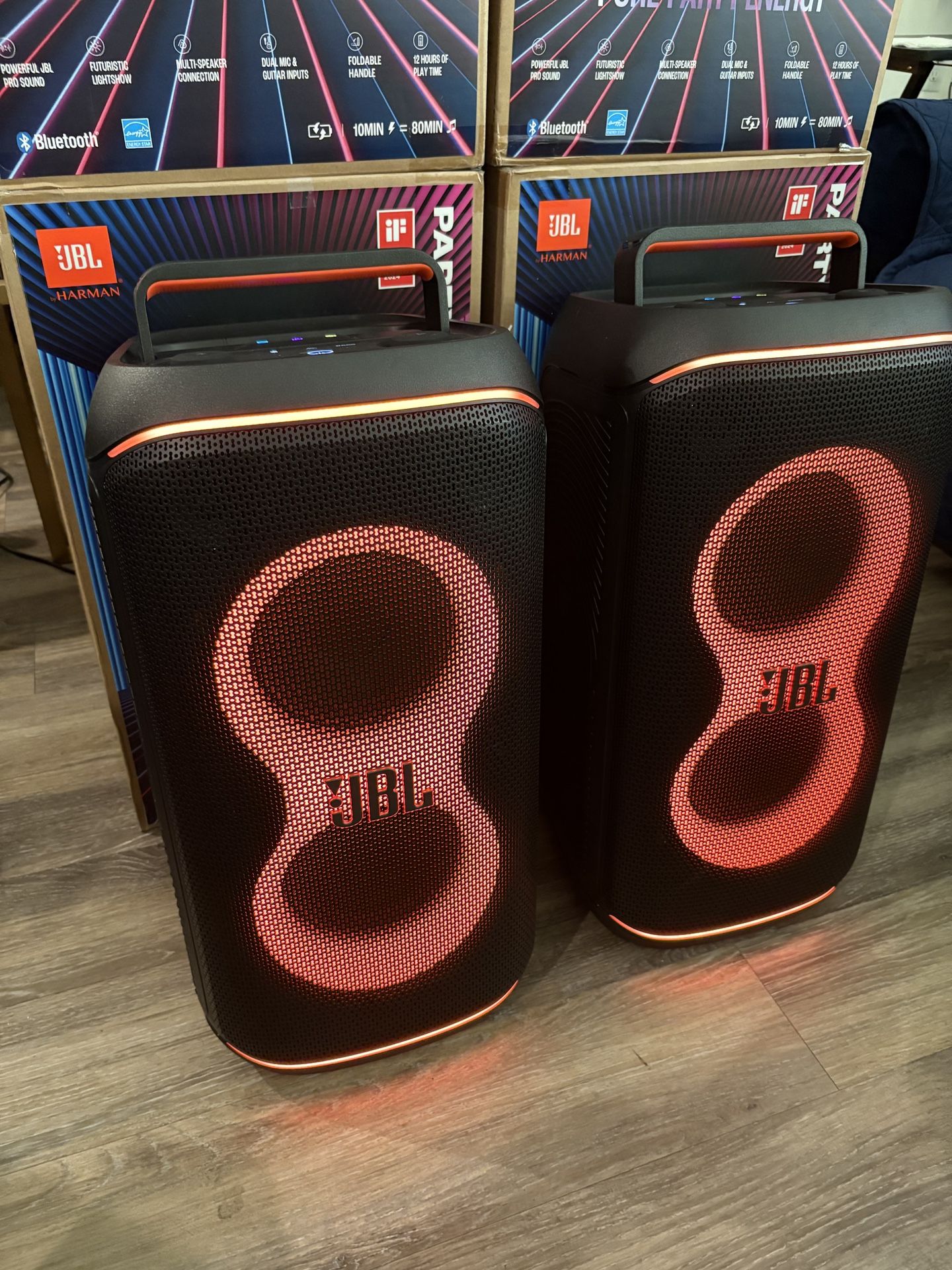 JBL >< Partybox 120 >< Portable Bluetooth Party Speaker, Wireless Mic, LED Light Show, JBL Pro Sound