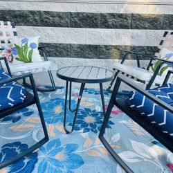 Outdoor Patio Set of 15 PCs Rocking Chairs & Accessories FREE DELIVERY