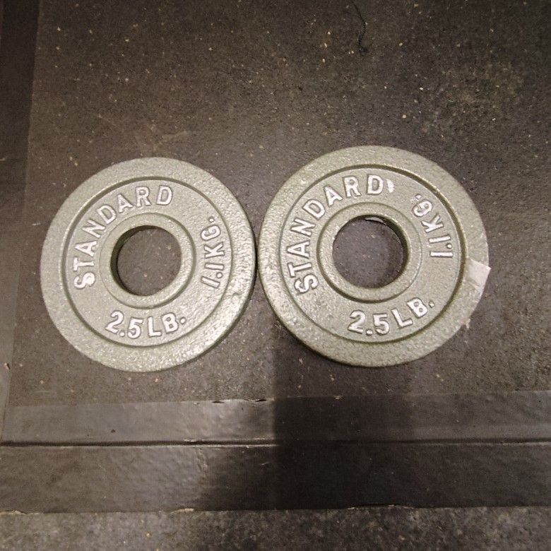 2.5lb Olympic Weight Plates-