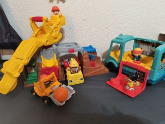 Little People Construction/Taco Truck Set
