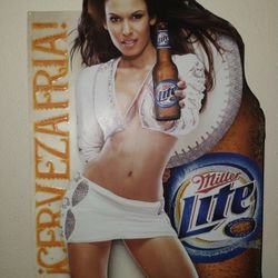 Miller Light Tin Sign