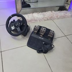 Volante para juegos de carreras Logitech G920,negro