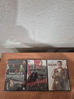 DVD Lot – Stan Lee's Superhumans, Superman Red Son, Shazam!