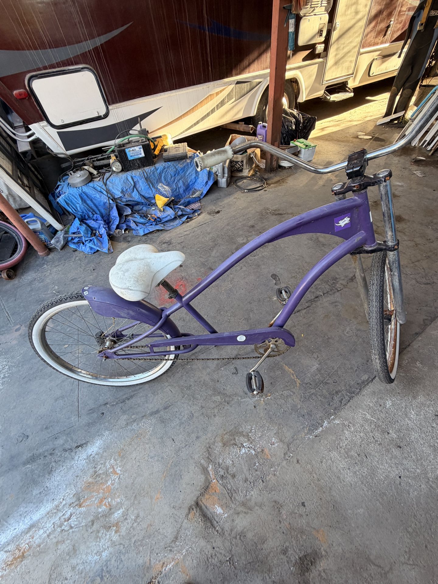 Extended Chopper Bike