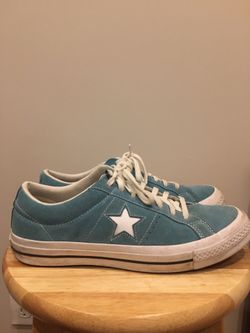 Blue Converse Sneakers - $60 - Size 9