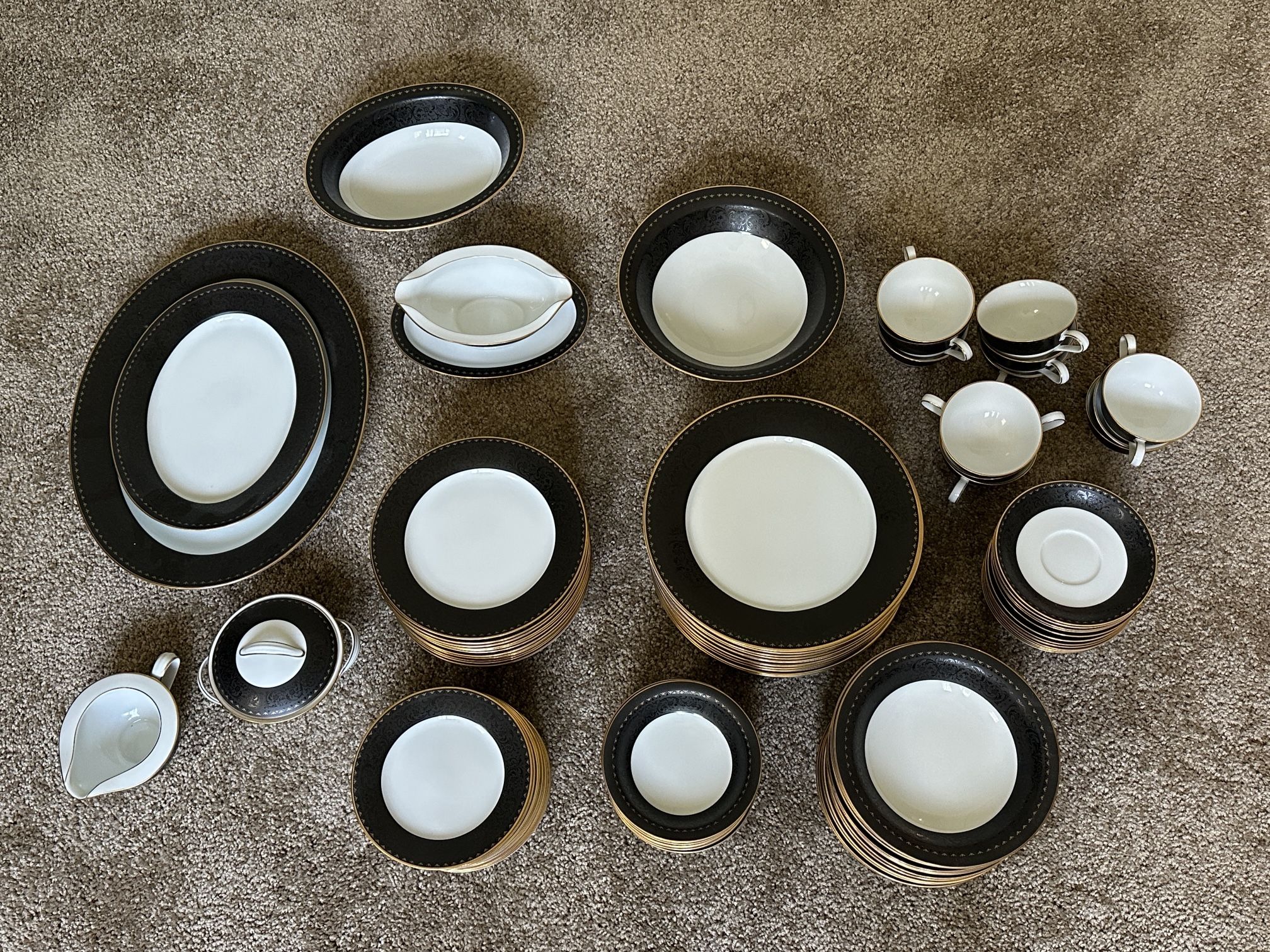 Noritake Benedicta Fine China Set – 91 Pieces – Pristine, Rarely Used