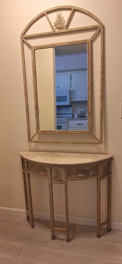 Mirror And Table Set