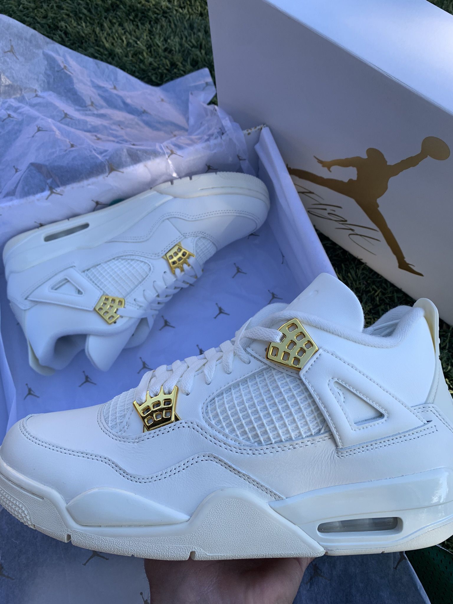 Metallic Gold Jordan 4