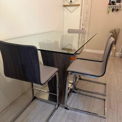 Juego de mesa de comedor con 4 sillas