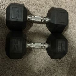 2 35 Pound Dumbbells Tru Grit