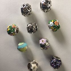 Brighton Bracelet Charm Beads Lot of 9