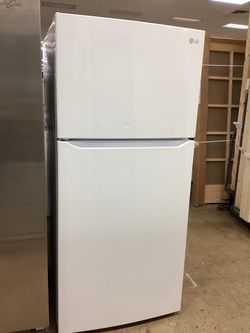 LG 30 in. 20 cu.ft. Top Freezer Refrigerator in White