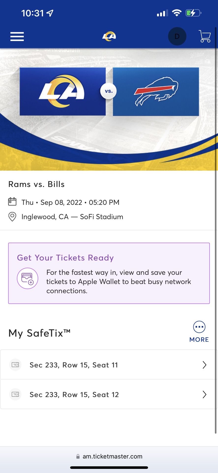 Rams Season Tickets 