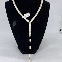 Camel Bone Tasbih, Islamic Prayer 33 beads, Rosary, Tasbeeh 23gr. 5,5x11mm
