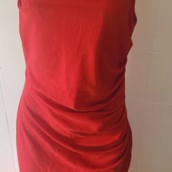 Red Tank Dress Size XL