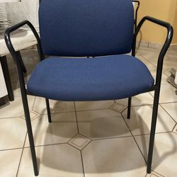 Blue Chairs  For Office 