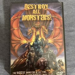 DVD Destroy All Monsters Godzilla Mothra Rodan