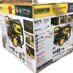 Champion Power Equipment 9375-Watt Dual Fuel Portable Generator with Electric Start and CO Shield