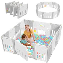 Dripex Baby Playpen for Babies and Toddlers Play Safe Area Play Yard 10 Panels New in the Box