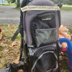 Hiking Backpack With Child Carrier