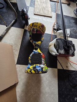 2 Hoverboards 10" Big Wheel – Graffiti Design – Used