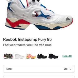 Reebok Low-Cut Sneakers Insta Pump Fury Og Mu Fu9113