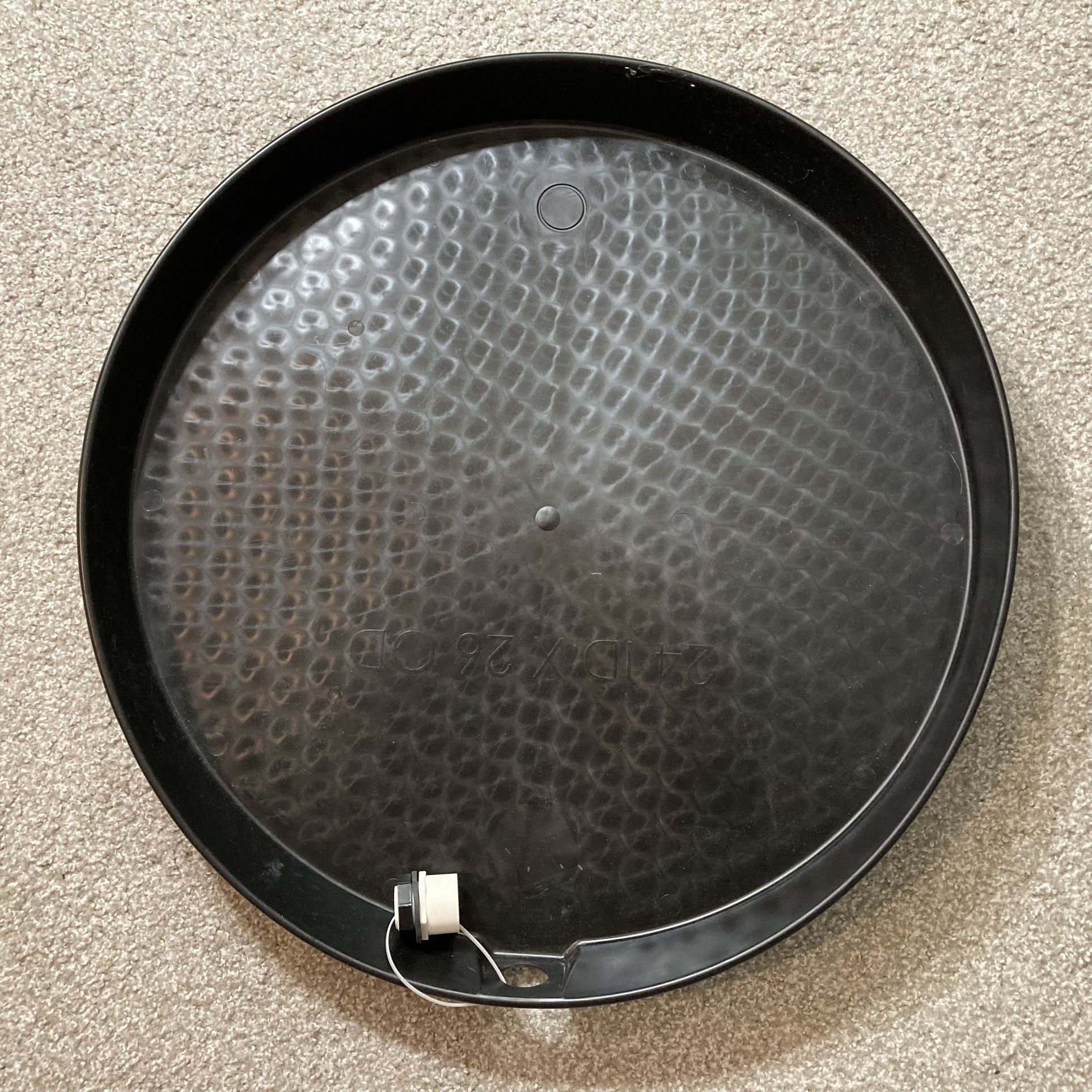 NEW 24 Inch Plastic Electric Water Heater Drain Pan OPEN BOX