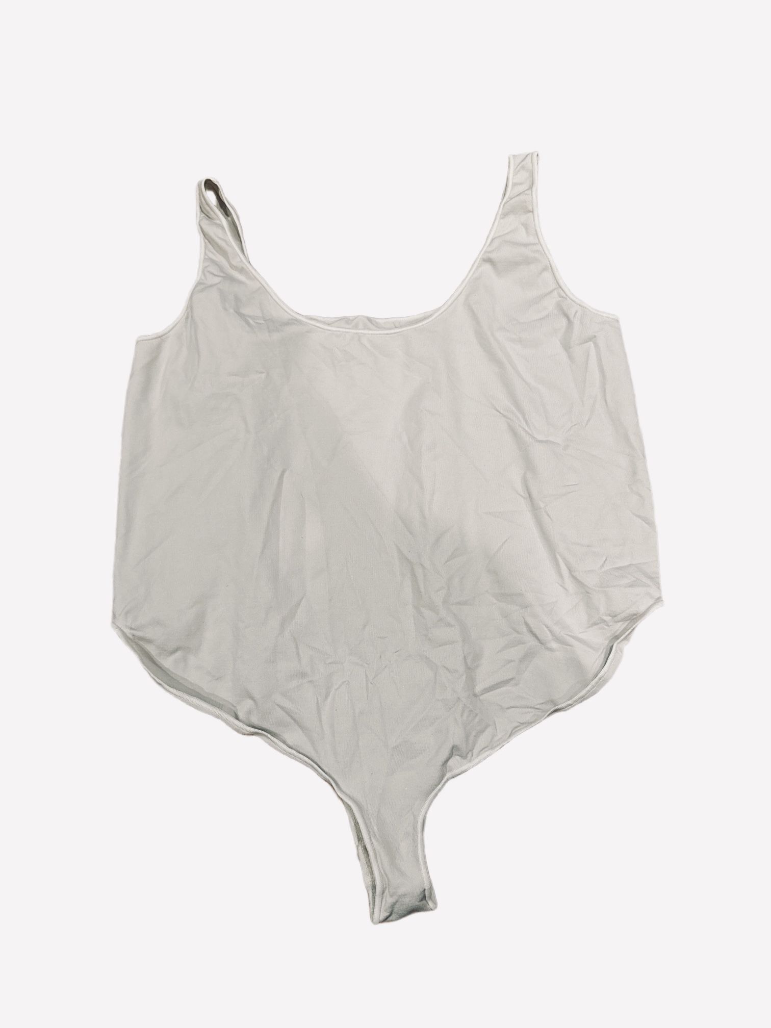 SKIMS Size 4X/5X Essential Scoop Neck Bodysuit NWOT Think this color is Stone