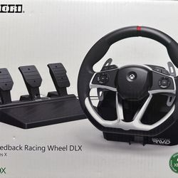 Force Feedback Racing Wheel DLX For X BOX